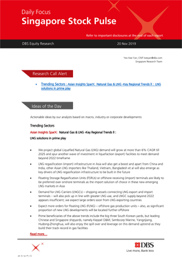 Singapore Stock Pulse