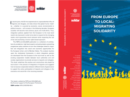 From Europe to Local: Migrating Solidarity