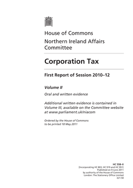 Corporation Tax