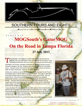 Mogsouth Newsletter