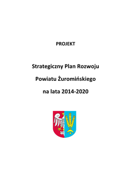 Strategiczny Plan Rozwoju Powiatu Żuromińskiego Na Lata 2014-2020