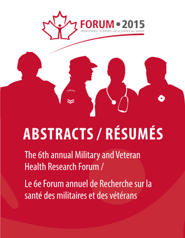 Forum 2015 Abstracts