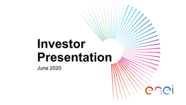 Investor Presentation June 2020 Agenda