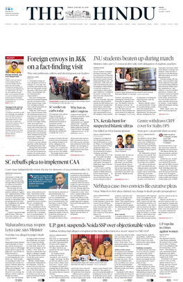 Foreign Envoys in J&K on a Factfi