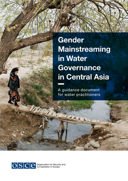 Gender Mainstreaming in Water Governance in Central Asia