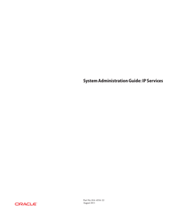 System Administration Guide IP Services