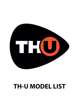 Th-U Model List Overloud Model List