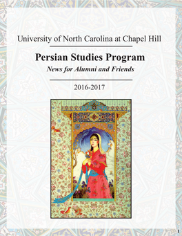 Persian Studies Newsletter 2016-2017 V2