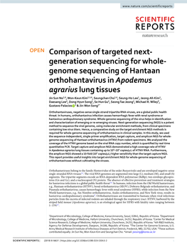 Comparison of Targeted Next-Generation Sequencing For