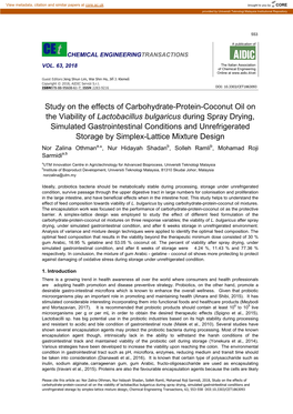 Study on the Effects of Carbohydrate-Protein-Coconut Oil On