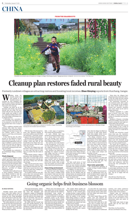 Cleanup Plan Restores Faded Rural Beauty