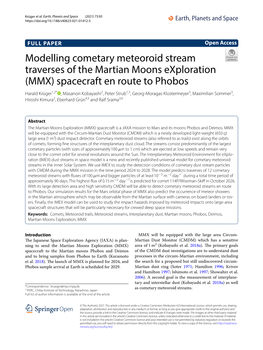 Modelling Cometary Meteoroid Stream