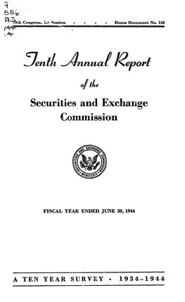 1944 U.S. Securities and Exchange Commission Annual Report