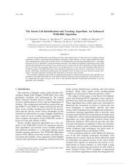 The Storm Cell Identification and Tracking Algorithm: an Enhanced