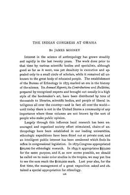 The Indian Congress at Omaha