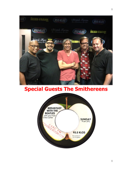 Special Guests the Smithereens