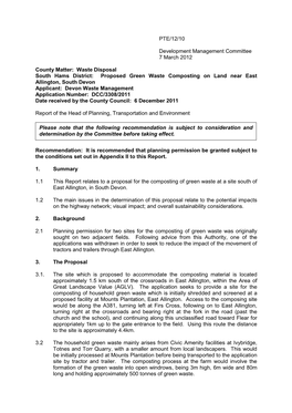 Cp300112dma East Allington Composting Sites