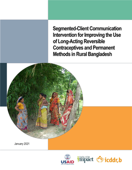 Segmented-Client Communication Intervention for Improving the Use of Long-Acting Reversible Contraceptives and Permanent Methods in Rural Bangladesh