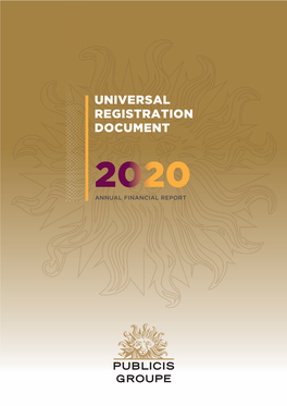 Universal Registration Document 2020 Nouvelle Window
