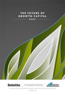 The Future of Growth Capital Report