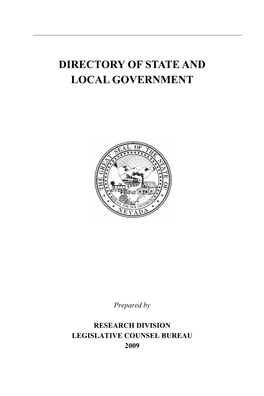 Directory of State and Local Government