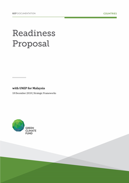 With UNEP for Malaysia 18 December 2018 | Strategic Frameworks