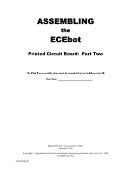 Printed Circuit Board: Part Two