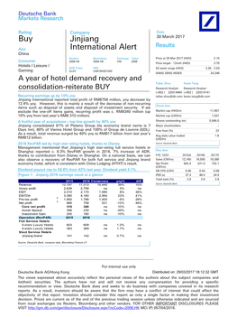 Buy Jinjiang International Alert