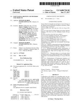 (12) United States Patent (10) Patent No.: US 9,688,730 B2 Cerf Et Al