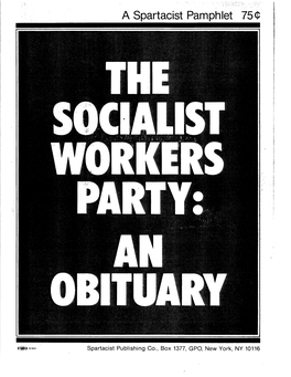 The Socialist Workers Party