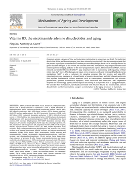 Vitamin B3, the Nicotinamide Adenine Dinucleotides and Aging