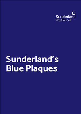 Blue Plaques Booklet