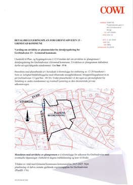 Detaljreguleringsplan for Grefstadveien 13 - 3
