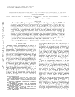 Arxiv:1010.5129V1 [Astro-Ph.CO] 25 Oct 2010 Ricue[Ne Include AGN