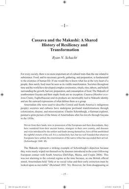 Cassava and the Makushi: a Shared History of Resiliency and Transformation