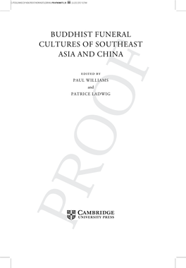 Buddhist Funeral Cultures of Southeast Asia and China