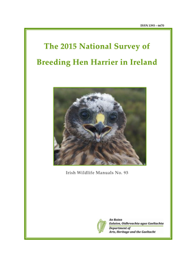 The 2015 National Survey of Breeding Hen Harrier in Ireland