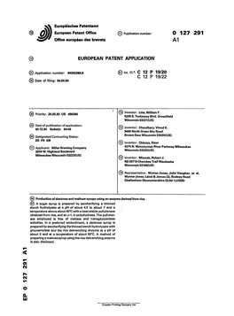 Production of Dextrose and Maltose Syrups Using an Enzyme Derived from Rice