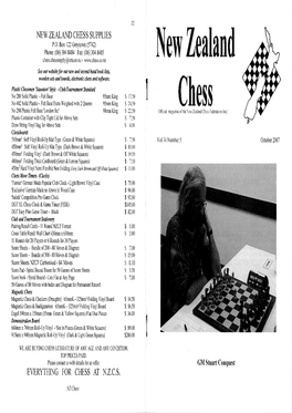 New Zealand Chess.Chesssupply@Xtra.Co.Nz