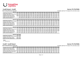 Timetable 0T9NAAT