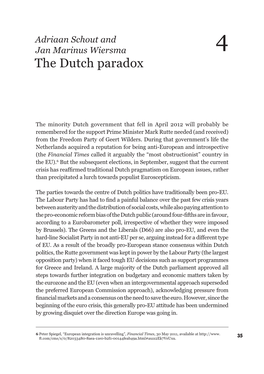 The Dutch Paradox