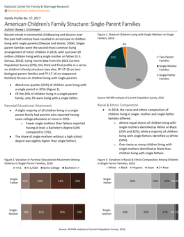 Single-Parent Families Author: Kasey J