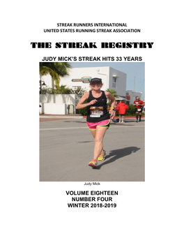 The Streak Registry