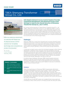 TBEA Shenyang Transformer Group Co., Ltd