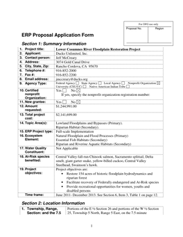 Lower Cosumnes River Floodplain Restoration Project 2