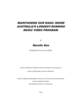 Narelle Gee Thesis