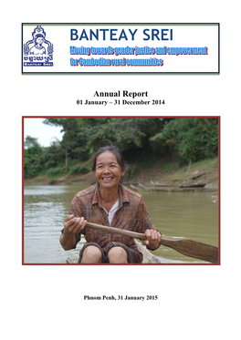 Banteay Srei Annual Report 2014