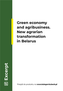 Green Economy and Agribusiness