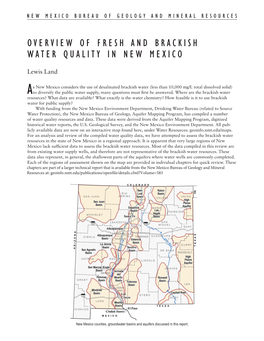 Tularosa Basin, Surface Geology and Data Distribution