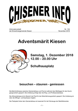 Adventsmärit Kiesen